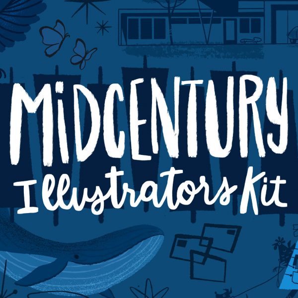 Midcentury Illustrator’s Kit